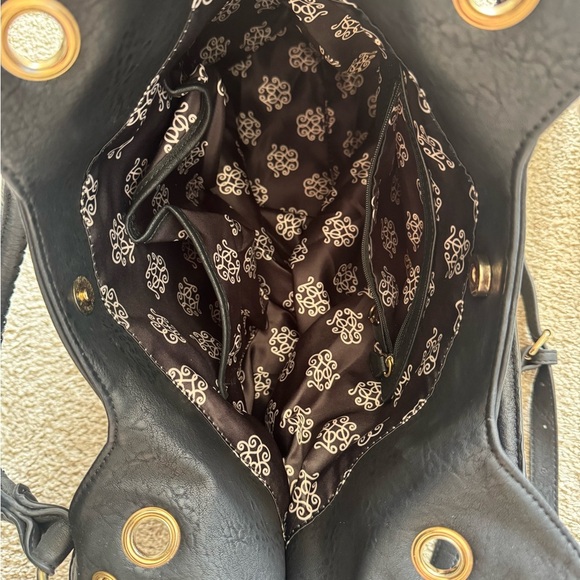 Jessica Simpson Leopard Print Tote / Shoulder Bag with Crossbody Strap - Picture 2 of 11